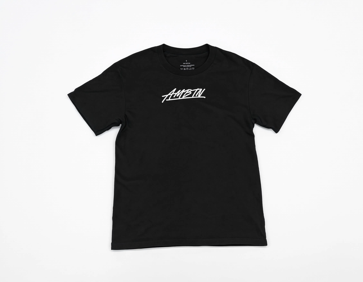 AMBTN. T-Shirt — Noir